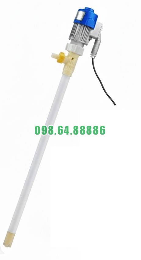 Bơm chiết rút hóa chất JDT-600W từ phuy 20–200L, vật liệu PTFE